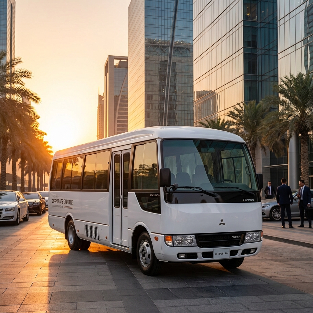 Rent 34 Seater Mitsubishi Rosa